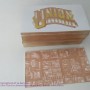 Textured Business Card Foil Stamping